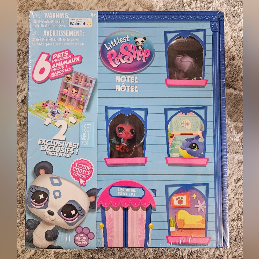 2 FOR $50 Littlest Pet Shop Hotel Playset